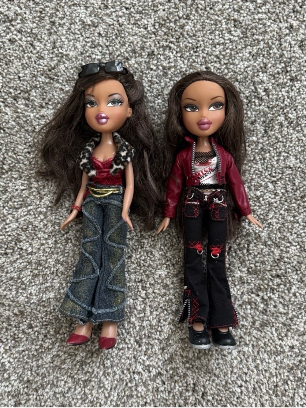 Rare Bratz Twiinz 2nd Edition Nona & Tess Dolls Vintage 2005 - Original Outfits